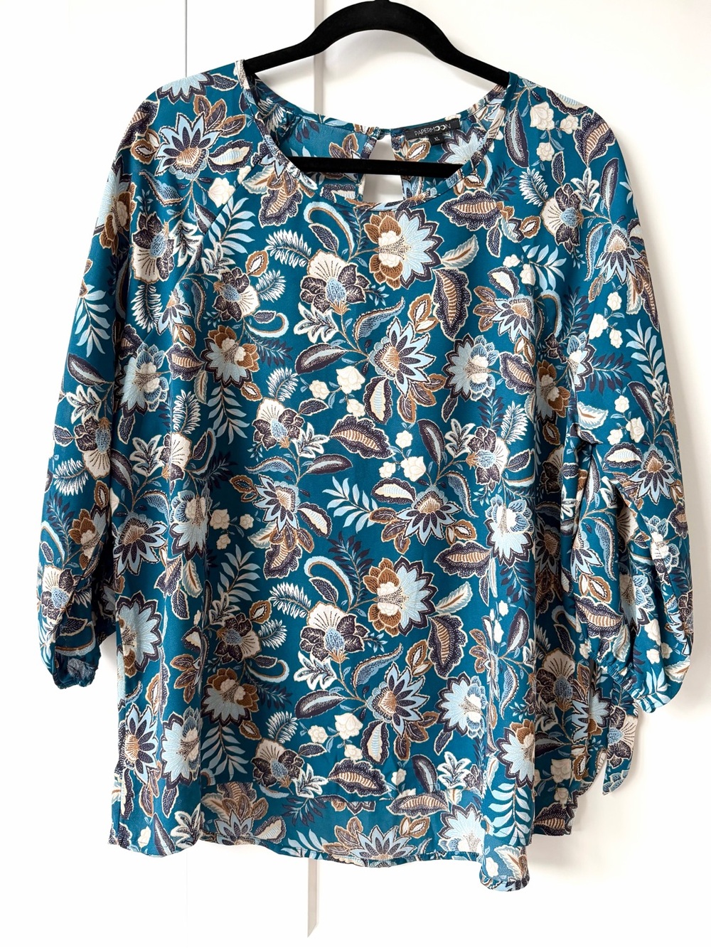 Papermoon Larie tie sleeve blouse